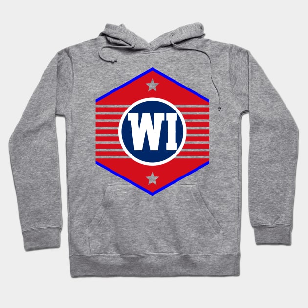 Wisconsin Hoodie by colorsplash